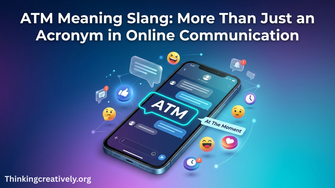 ATM Meaning Slang