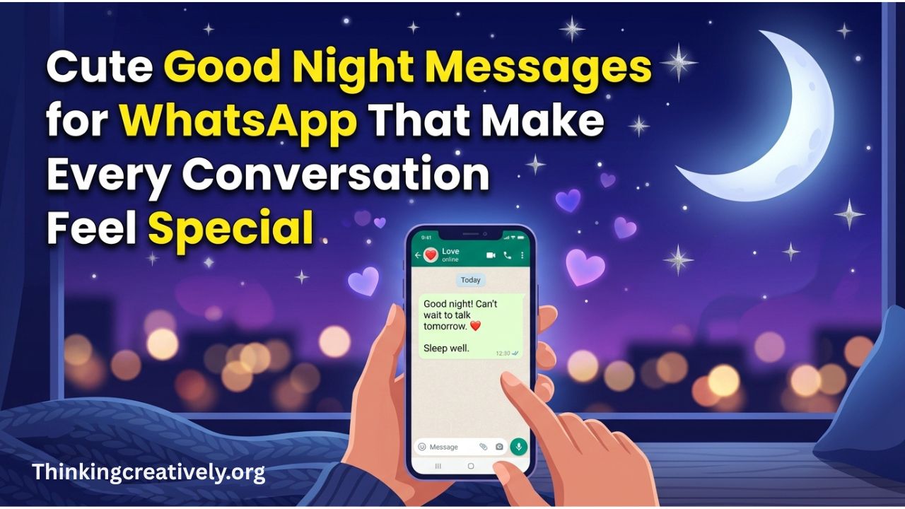 Cute Good Night Messages for WhatsApp