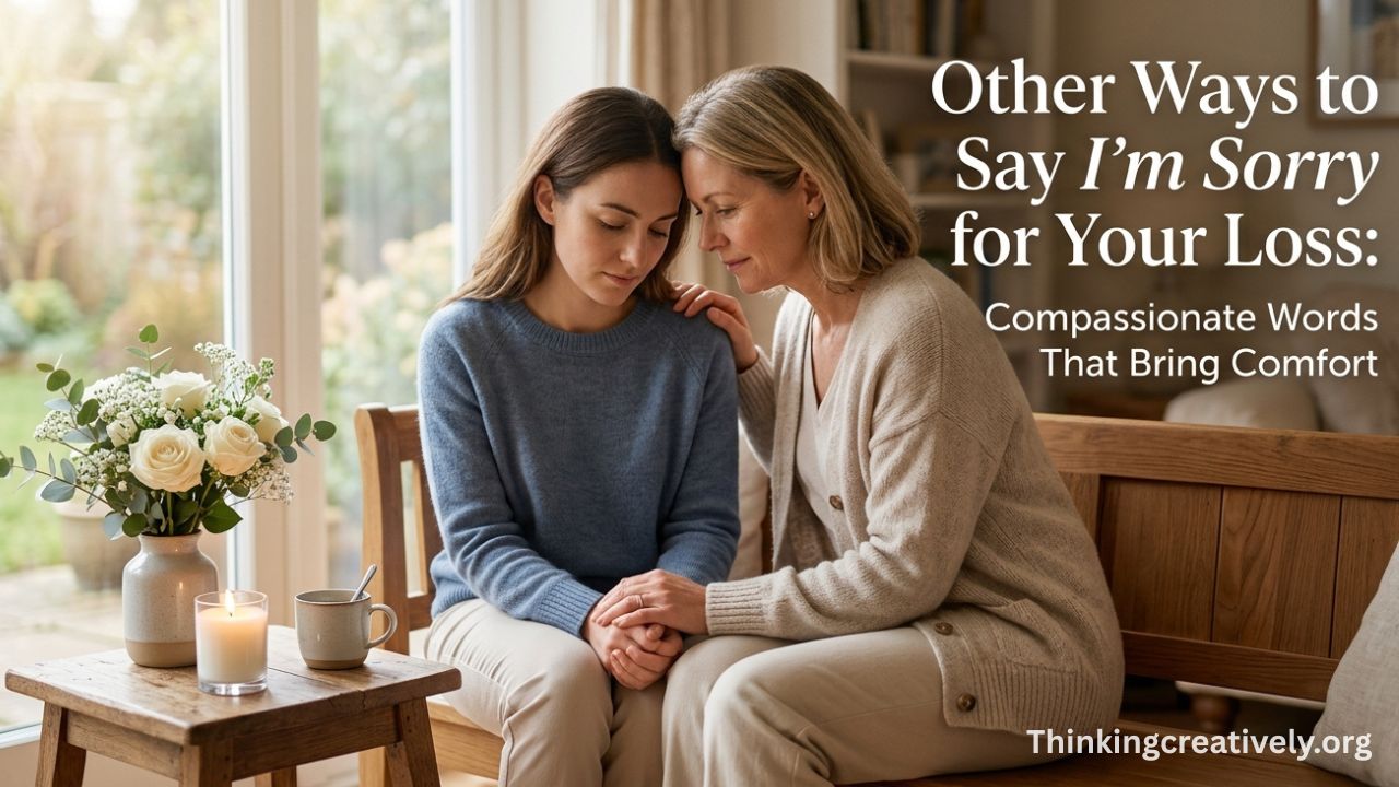 Other Ways to Say I’m Sorry for Your Loss