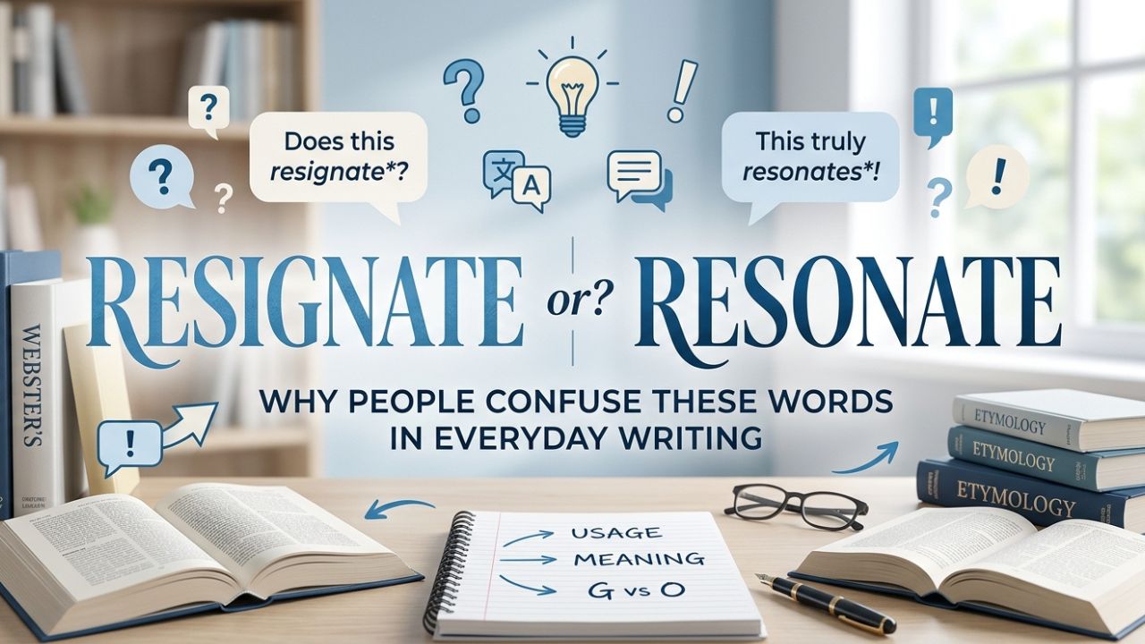 Resignate or Resonate